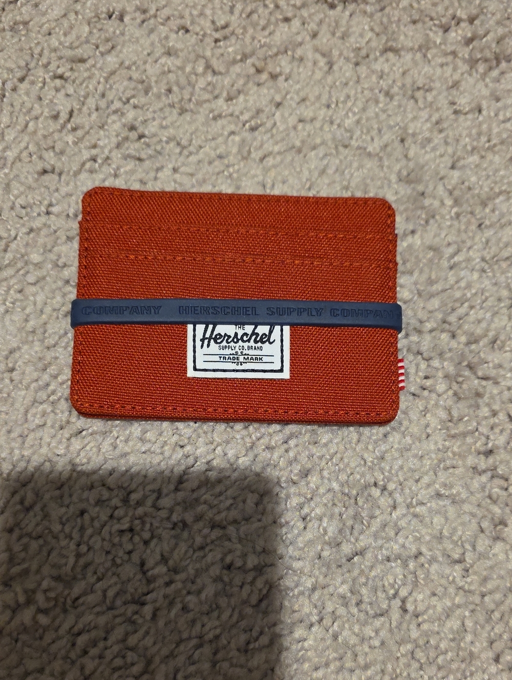 Herschel Red Canvas Card Holder